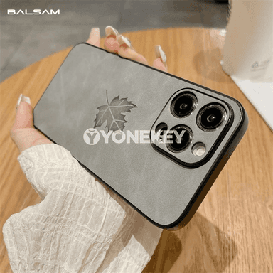 iPhone üçin mat ýüpek deri gorag örtügi, tüsse garşy