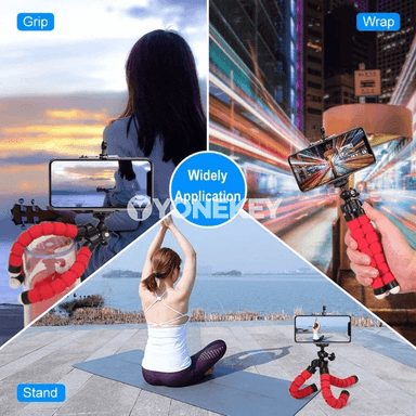 Telefon üçin mini tripod, çeýe aýakly, ýeňil we amatly saklaýjy
