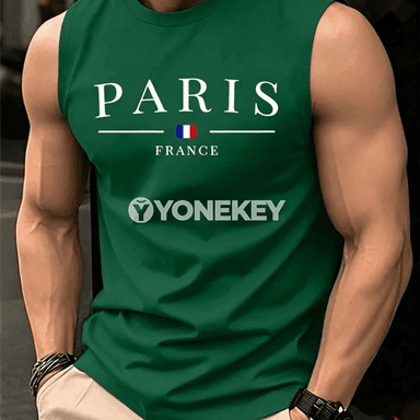 Erkekler üçin ýeňil, dem alýan sport maýkasy, 3D çaply, uly kesim