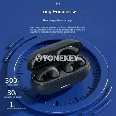 T75 Bluetooth Ows Clip Nauşnikler, Mikrofonly, Su Geçirmeýän, Sport üçin