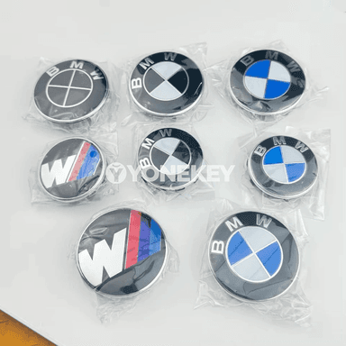 BMW üçin 68/56 mm 4 dänelik tigir merkezi kapagy sticker