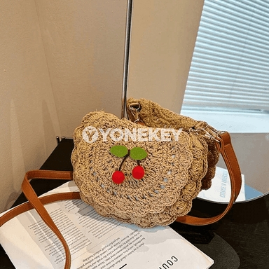 Tomusly samandan aýal sumkasy, tomusky plýaž üçin ýeňil crossbody