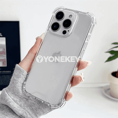 iPhone üçin açyk, ýeňil we şokdan goraýan berk gorag örtük