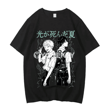 The Summer Hikaru Died Anime stilindäki pambyk futbolka