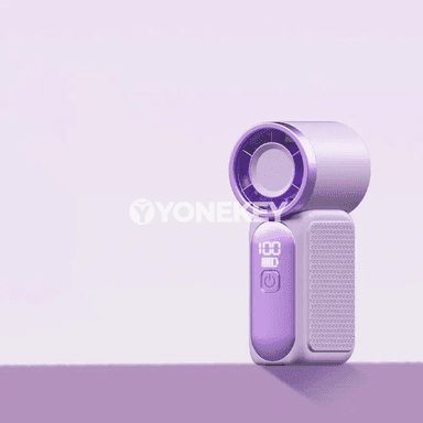 Göçme USB el wentilýatory, güýçli howa, zarýad edilýän, ýaşyl