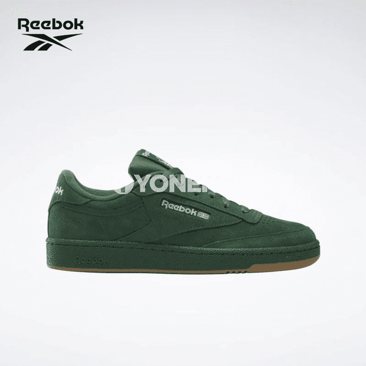 Reebok CLUB C 85 erkek sport köwşi, goýy ýaşyl retro model