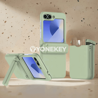 Samsung Galaxy Z Flip 5/6 üçin gapjykly gysylyp açylýan gorag örtük