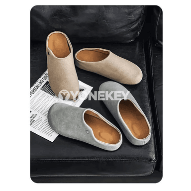 Erkekler üçin slip-on tomusky köwüş, ýumşak we rahat günlük model