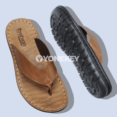 Erkekler üçin tomuslaýyn flip-flop sandallar, ýeňil we süýşmeýän