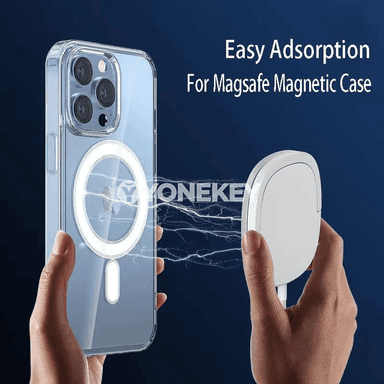MagSafe üçin simsiz zarýadly açyk akril örtük iPhone üçin