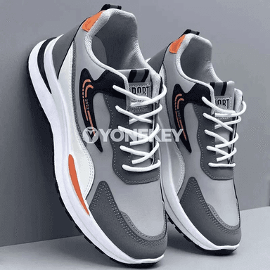 Erkekler üçin dem alyjy mesh sport krasowkalary, ýeňil we amatly