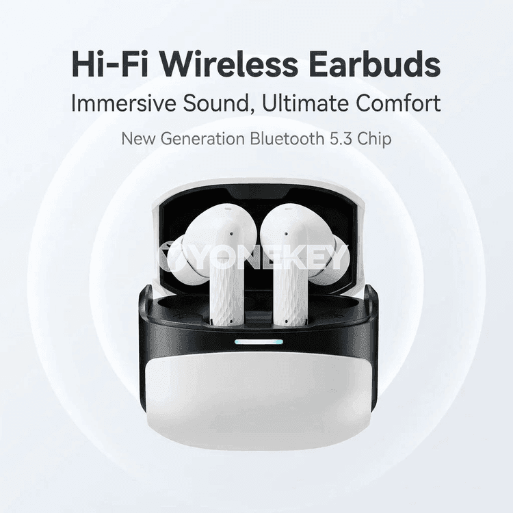 Simsiz Bluetooth TWS gulaklyklar, ses izolýasiýaly, sensorly