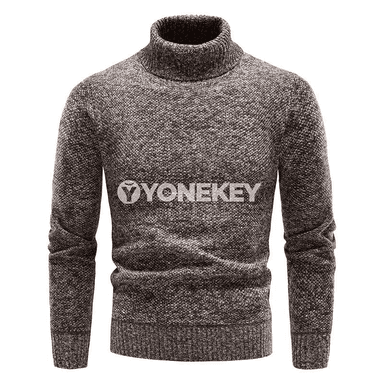 Erkekler üçin ýyly fleece sviter, beýik boýunly, güýz-gyş