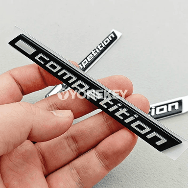 BMW M üçin 3D ABS Competition emblema stikeri