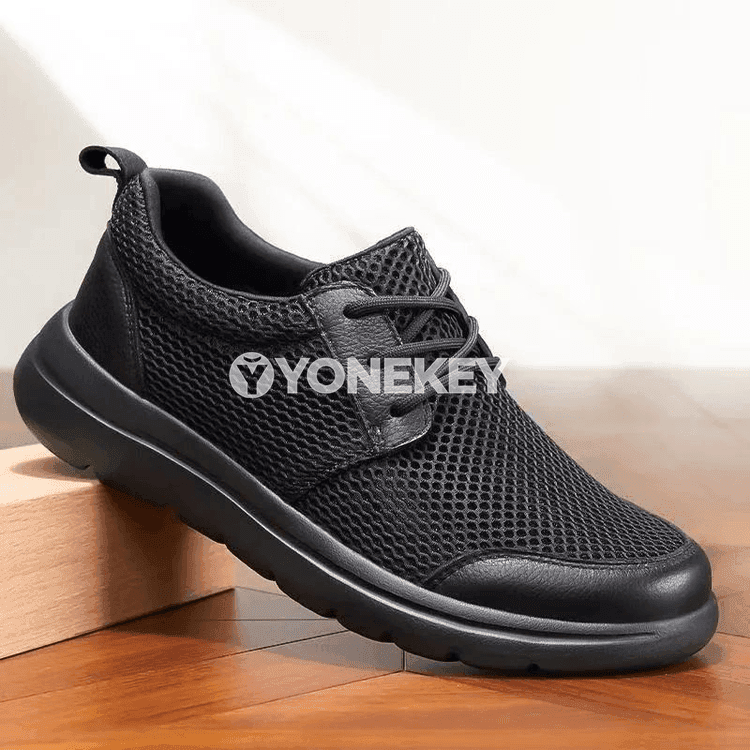 Erkekler üçin ýeňil mesh sport köwüşler, dem alýan gündelik aýakgap