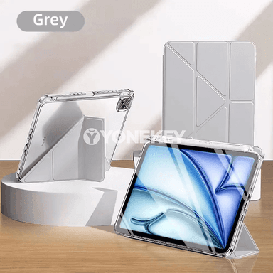 iPad Air, Pro, Mini üçin goragly bukulýan smart gapak, ruçka tutawaçly
