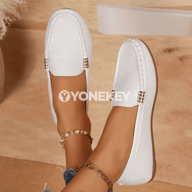 Zenanlar üçin ýeňil, ýumşak dabanly gündelik loafers köwüşleri