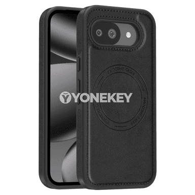 Google Pixel 8-10 üçin magnitli deri telefon gapagy, urga garşy