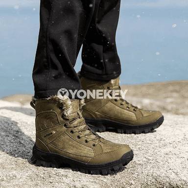 Gyş üçin erkekleriň ýyly ädikleri, ýumşak astarly, suwa garşy