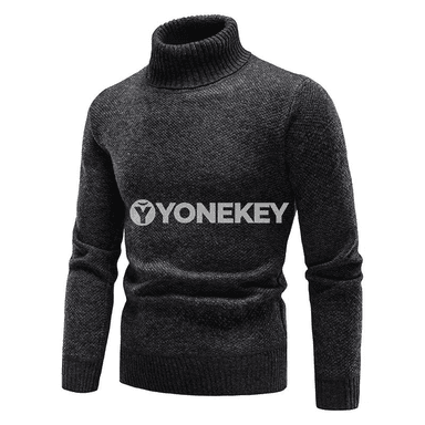 Erkekler üçin ýyly fleece sviter, beýik boýunly, güýz-gyş