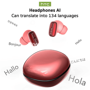 HTC NE75 AI terjimeçi gulaklyklar, simsiz Bluetooth, 3D ses