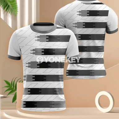 Erkekler üçin ýazky sport futbolkasy, çalt gurajak gysga ýeňli 3D çaply