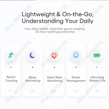 Simsiz smart sagat, sport we fitnes üçin, ýürek urgusy ölçegli