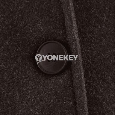 Aýallar üçin güýz-gyş klassik jaket, ýumşak ýaka we jübili