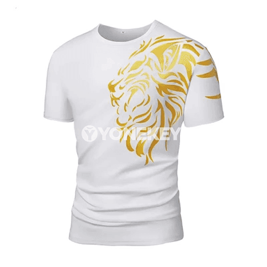 Trend ýolbarsly 3D çap erkek futbolkasy, çalt guradyjy sport modeli