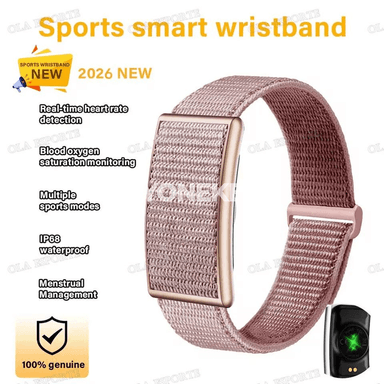 Sport akylly sagat, ekransyz, ýürek urşuny ölçegli, suw geçirmeýän