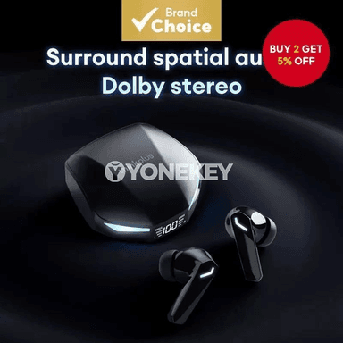 Lenovo XT53 TWS oýun nauşnikleri, Bluetooth, ýokary aýdyň stereo ses