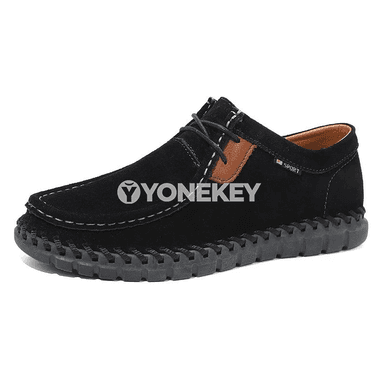Erkekler üçin hakyky deri loafer köwüşler, 38-47 ölçeg
