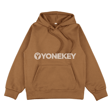 Erkekler üçin giň kesimli hoodili sweatshirtdäki köýnek, gündelik stil