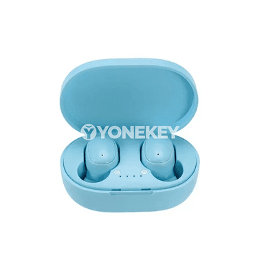 A6S TWS simsiz Bluetooth nauşnik, mikrofonly, dürli reňkler