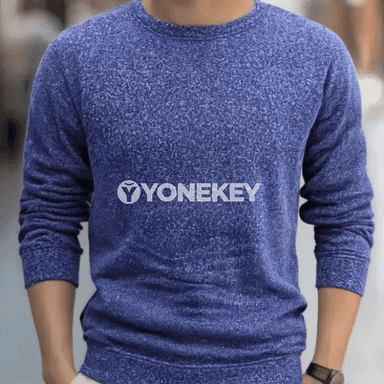Erkekler üçin rahat giň kesimli ýyly pullover switer