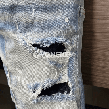 Erkekler üçin giň fason baggy jinsy balaklar, şäher usuly