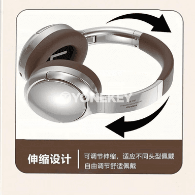 Simsiz Bluetooth gulaklyk, bukulýan HIFI, mikrofonly