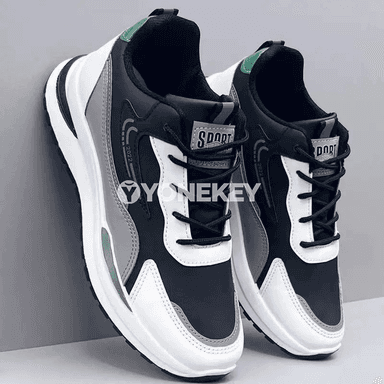 Erkekler üçin dem alyjy mesh sport krasowkalary, ýeňil we amatly