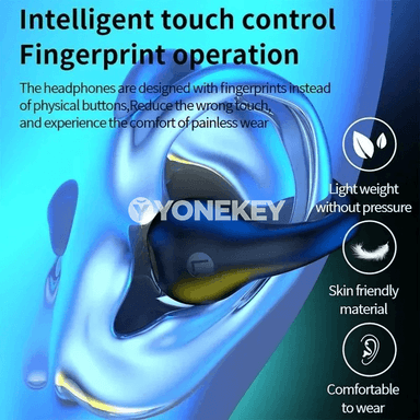 CHUBAN simsiz Bluetooth gulaklyk, sport üçin qulaq üstü görnüş
