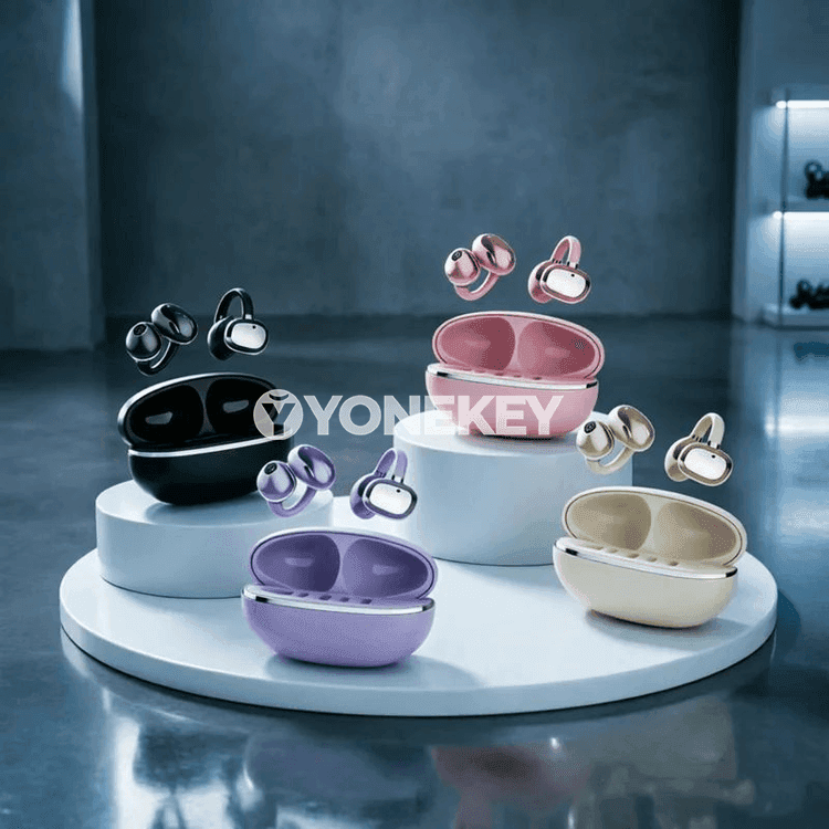 Bluetooth simsiz sport nauşnikleri, mikrofonly, şowly sesli