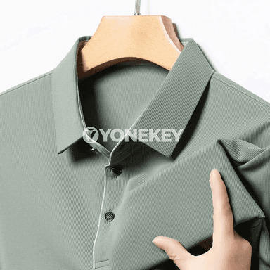 Erkekler üçin ýazky ýeňil we dem alýan polo köýnek