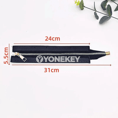 24 sm sumka üçin DIY fermuar aksessuarlary, 6 reňkli