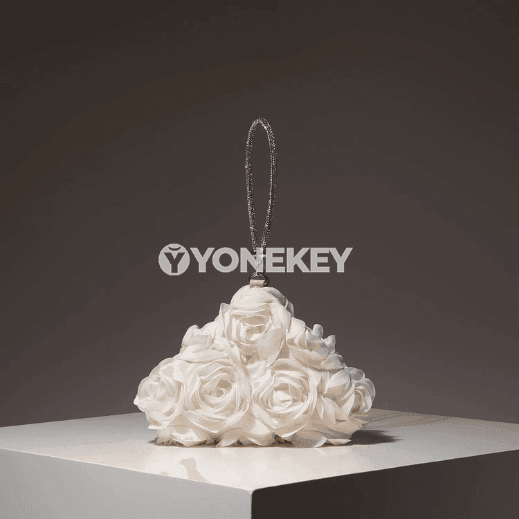 Zenanlar üçin mini floral clutch sumka — toý we sowgat üçin