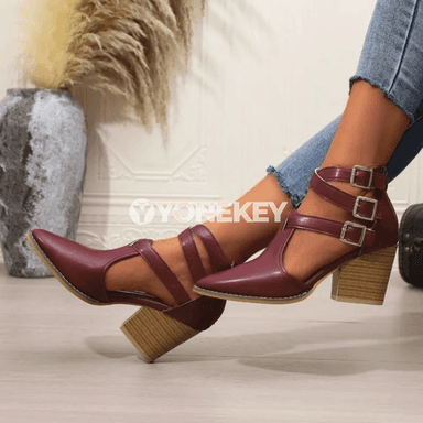 Zenanlar üçin moda ýokary ökjeli sandallar, gündelik rahat aýakgap