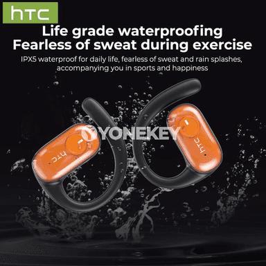 HTC NE10 AI terjimeçi simsiz Bluetooth naushnik, sport üçin, IPX5