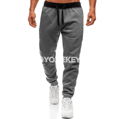 Erkek gündelik sport balaklar, gysyşsyz ýeňil jogger model