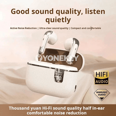 Bluetooth TWS simsiz gulaklyklar, HIFI mikrofonly, LED displeýli