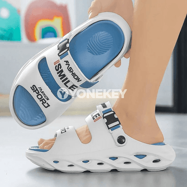 Erkekler üçin rahat EVA sandallar, süýşmeýän ýeňil clogs