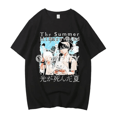 The Summer Hikaru Died Anime stilindäki pambyk futbolka