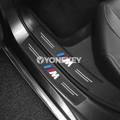BMW üçin karbon fiber gapy we bagaj sill stikeri